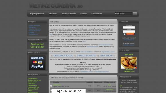 metin server :

site oficial :  
link descarcare server :   metin 2 guabina